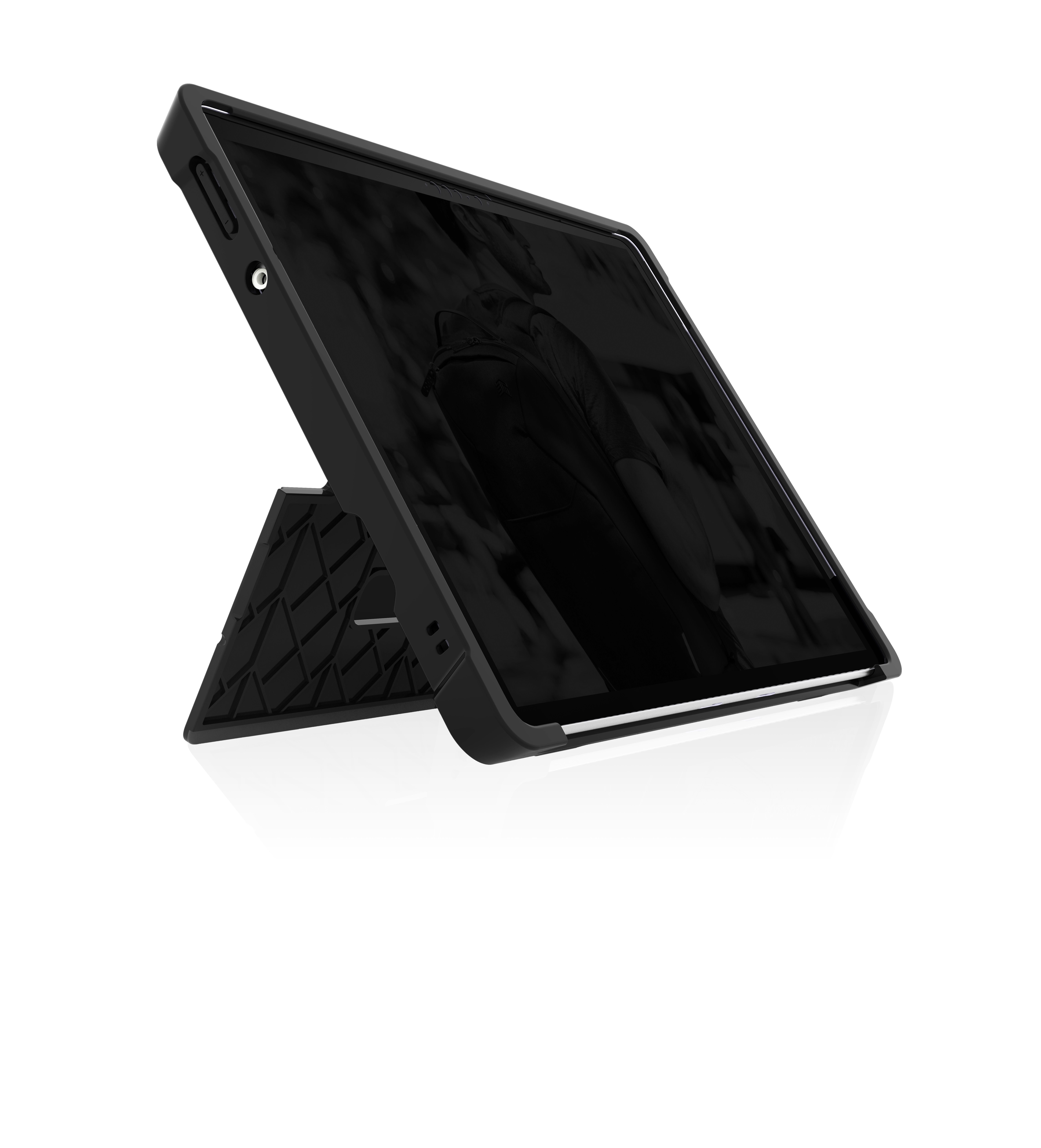Backcover für Grau Kunststoff, STM Microsoft Dux Tablet-Case Shell