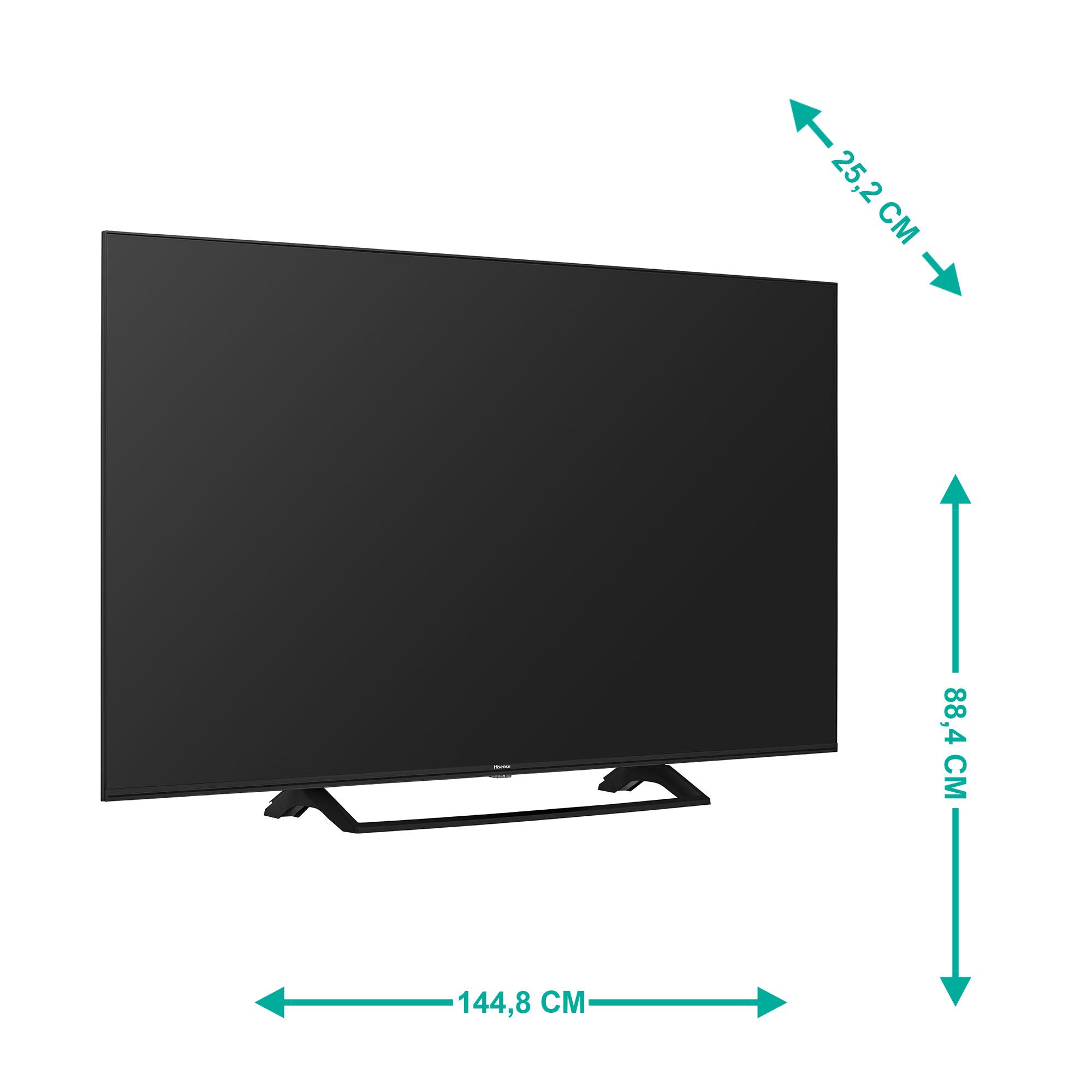 65A7300F 4K) (Flat, cm, 65 TV / UHD 164 LED Zoll HISENSE
