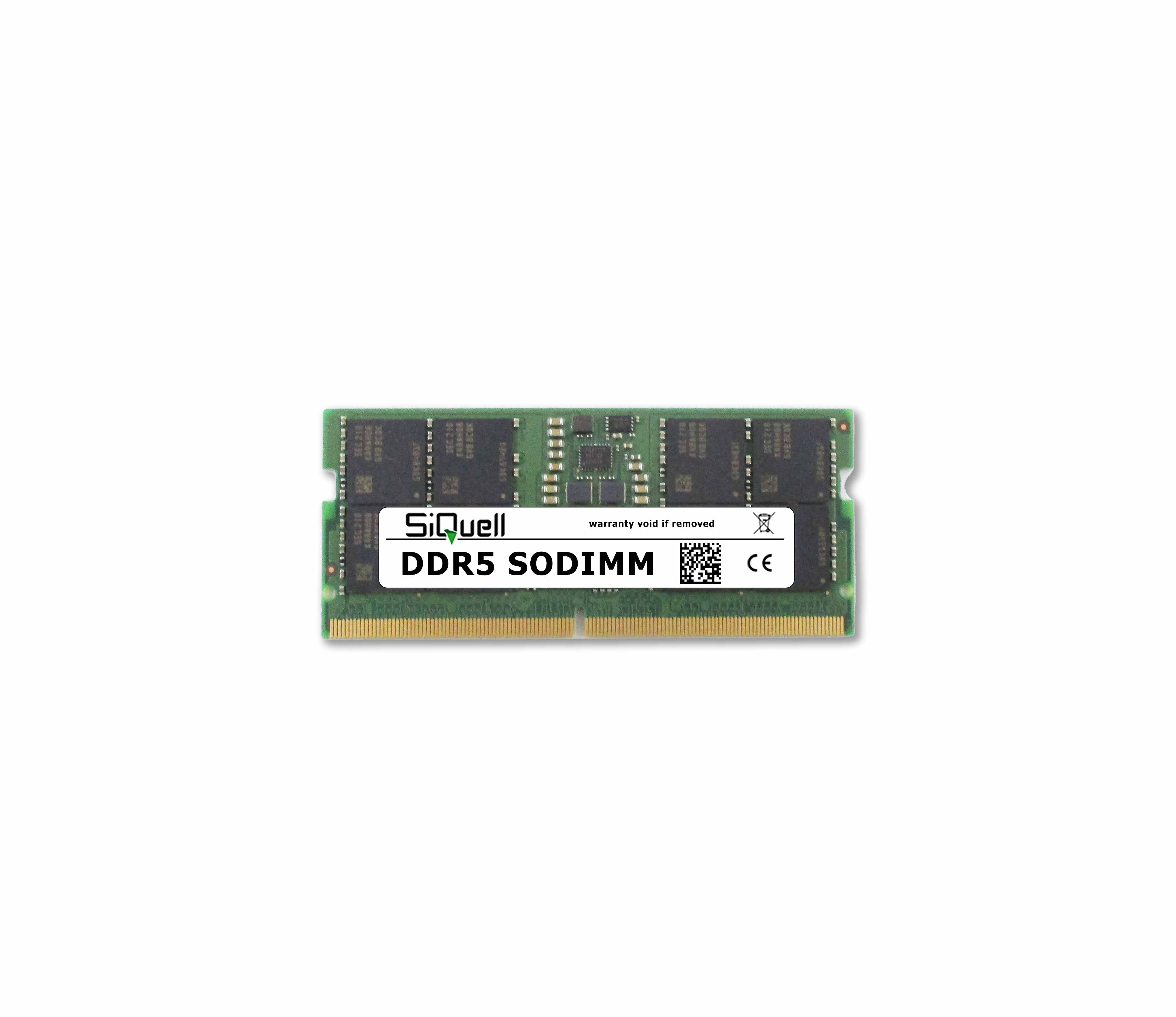 SIQUELL RAM für MSI B12VGK-091 DDR5 Arbeitsspeicher Katana 16 (PC5-38400S) 15 GB