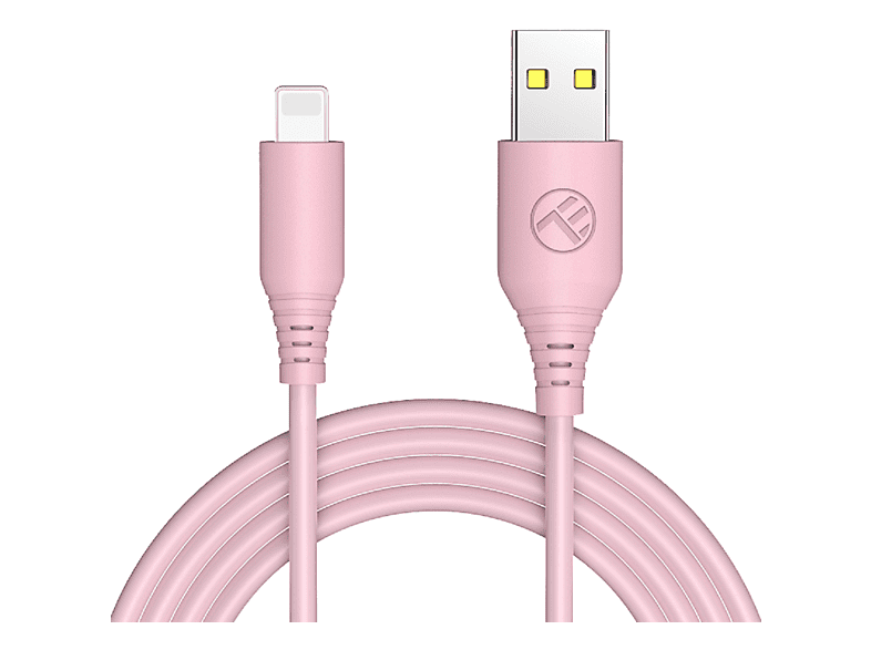 TELLUR Cavo USB A Lightning Con LED | Carica E Sincronizza | 3A 480Mbps | Intrecciato Nylon 1,2m (Blu) - 6