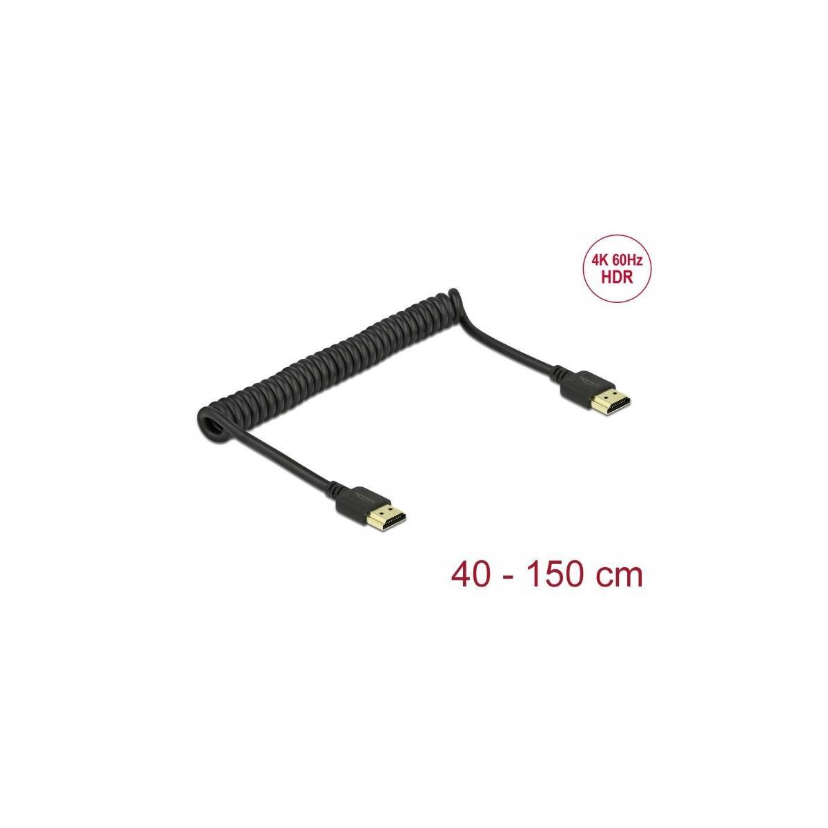HDMI Schwarz Kabel, DELOCK 84967