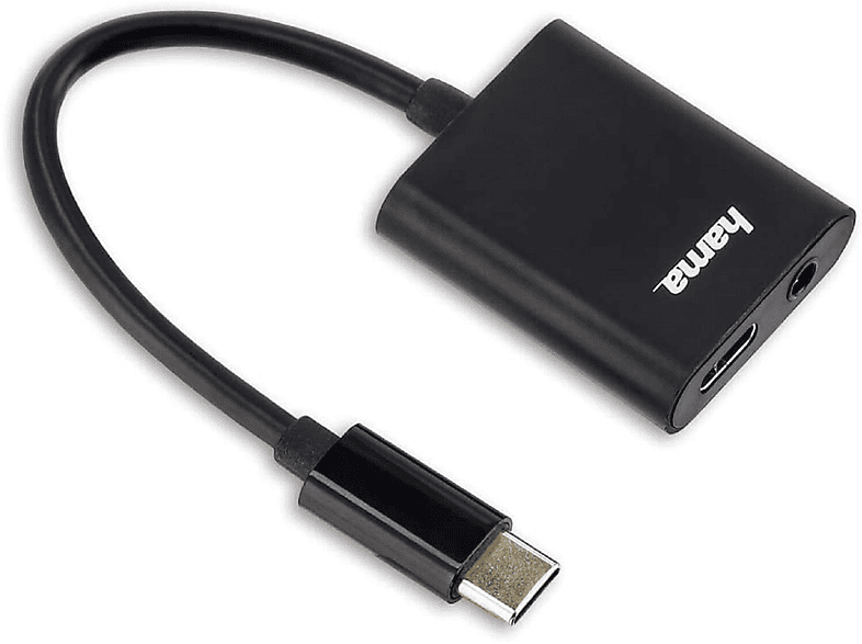 Audio-Adapter 2in1-USB-C-Audio/Ladeadapter HAMA