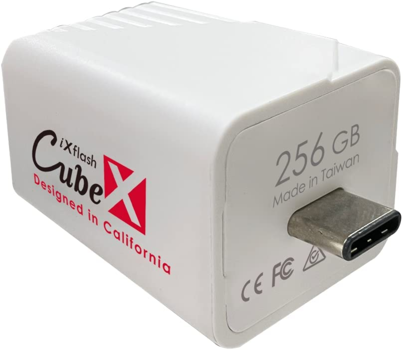 PIODATA 256 Cube USB-C iXflash GB) (Weiß,