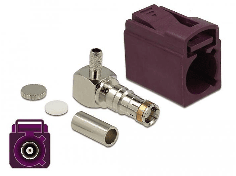 Stecker/Steckverbinder, DELOCK 89716 Violett