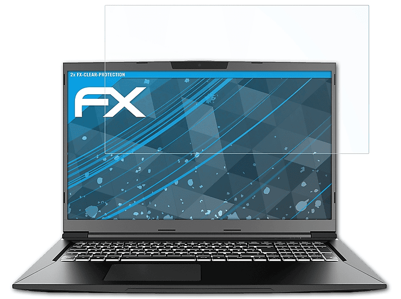 ATFOLIX 2x FX-Clear Displayschutz(für XMG Core 17)