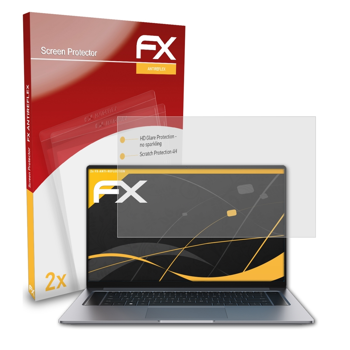 Displayschutz(für ATFOLIX Honor 16) 2x MagicBook FX-Antireflex