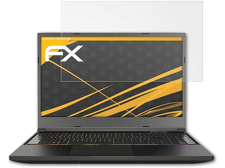 ATFOLIX 2x FX-Antireflex Displayschutz(für (E22)) Neo 15 XMG