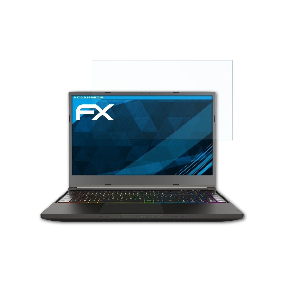ATFOLIX 2x FX-Clear Displayschutz(für XMG 15 Neo (E22))