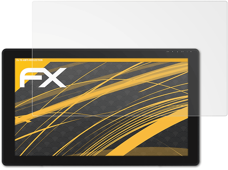 ATFOLIX 2x FX-Antireflex Displayschutz(für Huion Kamvas 24)