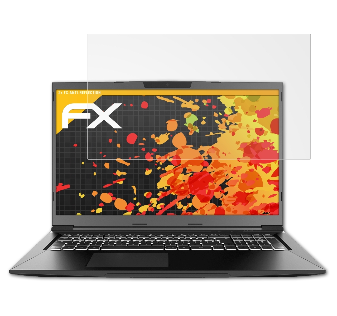 ATFOLIX 2x FX-Antireflex Displayschutz(für XMG Core 17)