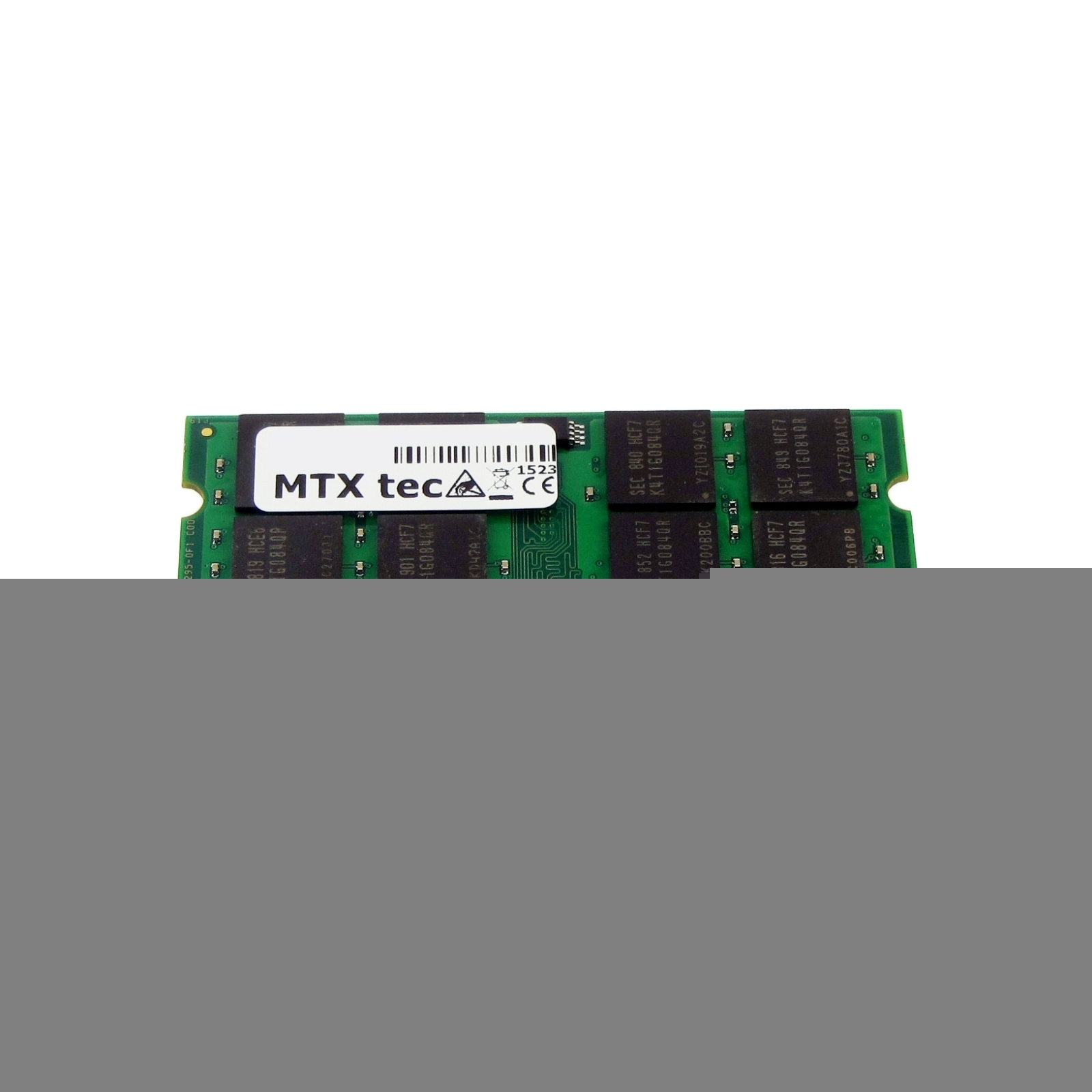 MTXTEC Arbeitsspeicher Notebook-Speicher für DDR2 RAM 512 MB MB 512 M570A-2 CLEVO