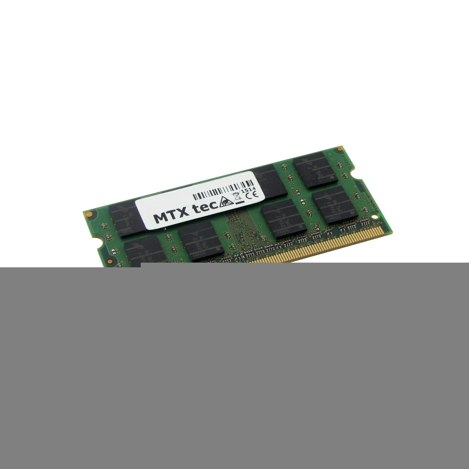 MTXTEC Arbeitsspeicher 1 GB FS03 DDR2 RAM SAMSUNG Notebook-Speicher 1 für GB R505