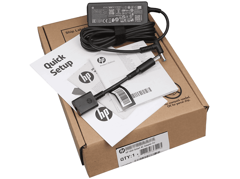 HP Watt L25296-003 45 mit Adapter Original Netzteil