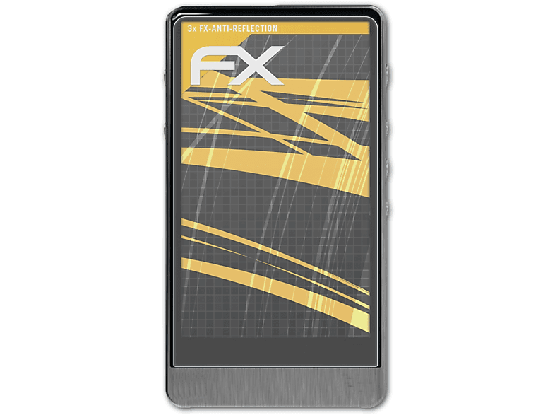 ATFOLIX 3x matt&stoßfest Displayschutz(für Pro) R6 HiBy
