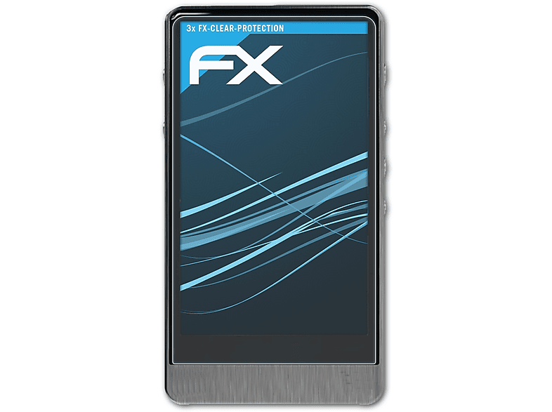ATFOLIX 3x klar&stoßfest Displayschutz(für HiBy R6 Pro)