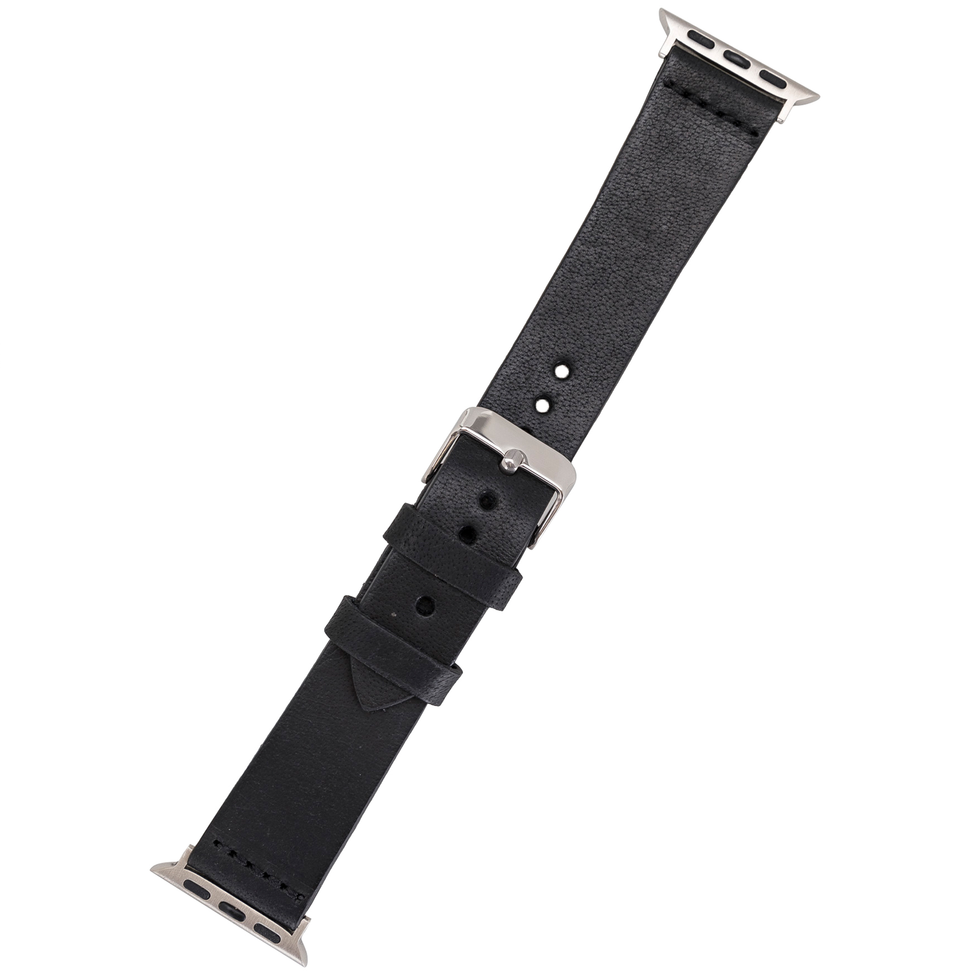 Schwarz Vintage Apple, Wechsel-Armband, und Ersatzband, der BURKLEY Büffel-Leder alle Series Apple Watch, 8 Vorgängerversionen