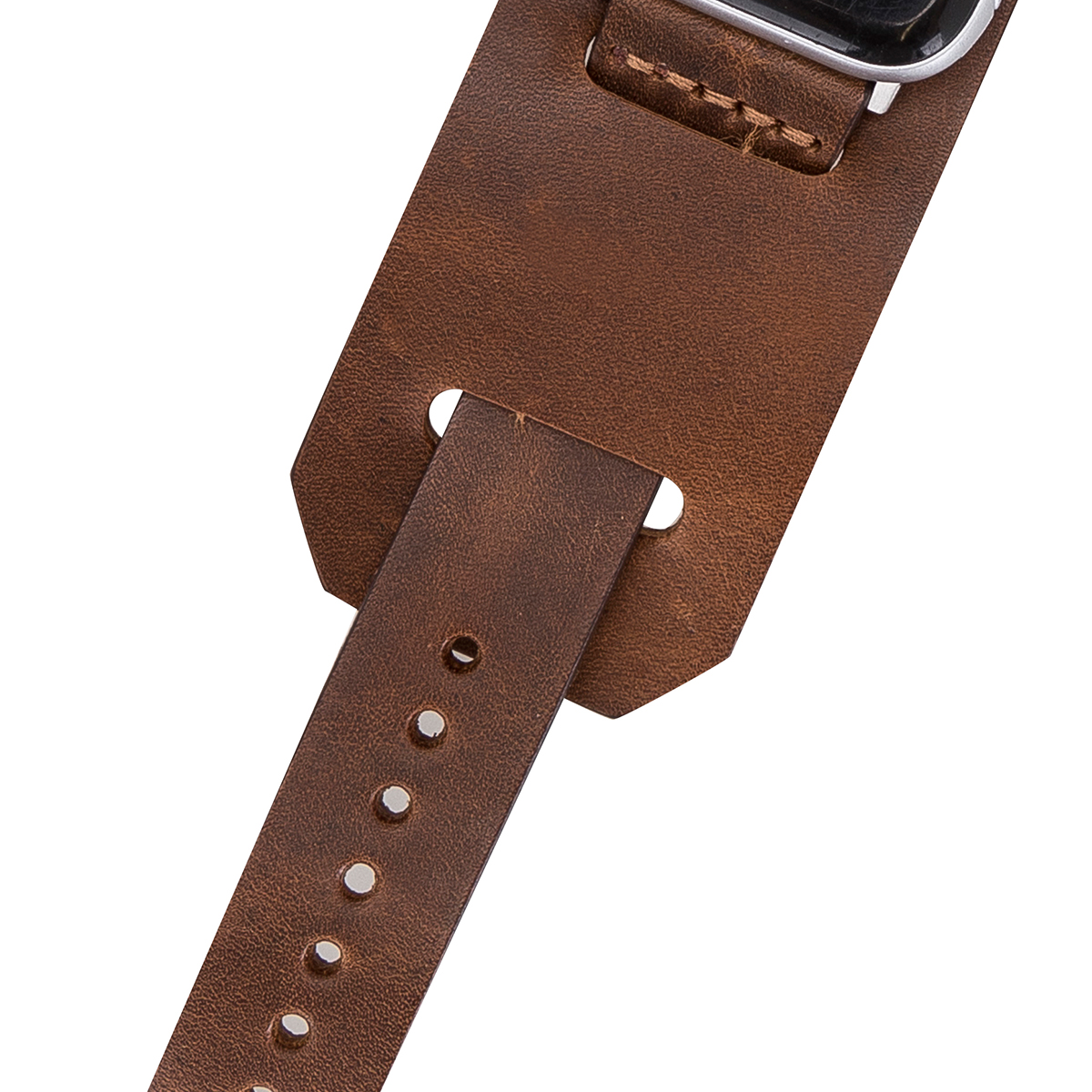 und Büffel-Leder Ersatzband, BURKLEY Vorgängerversionen Series Braun Wechsel-Armband, alle Apple 8 Vintage Apple, der Watch, Cuff
