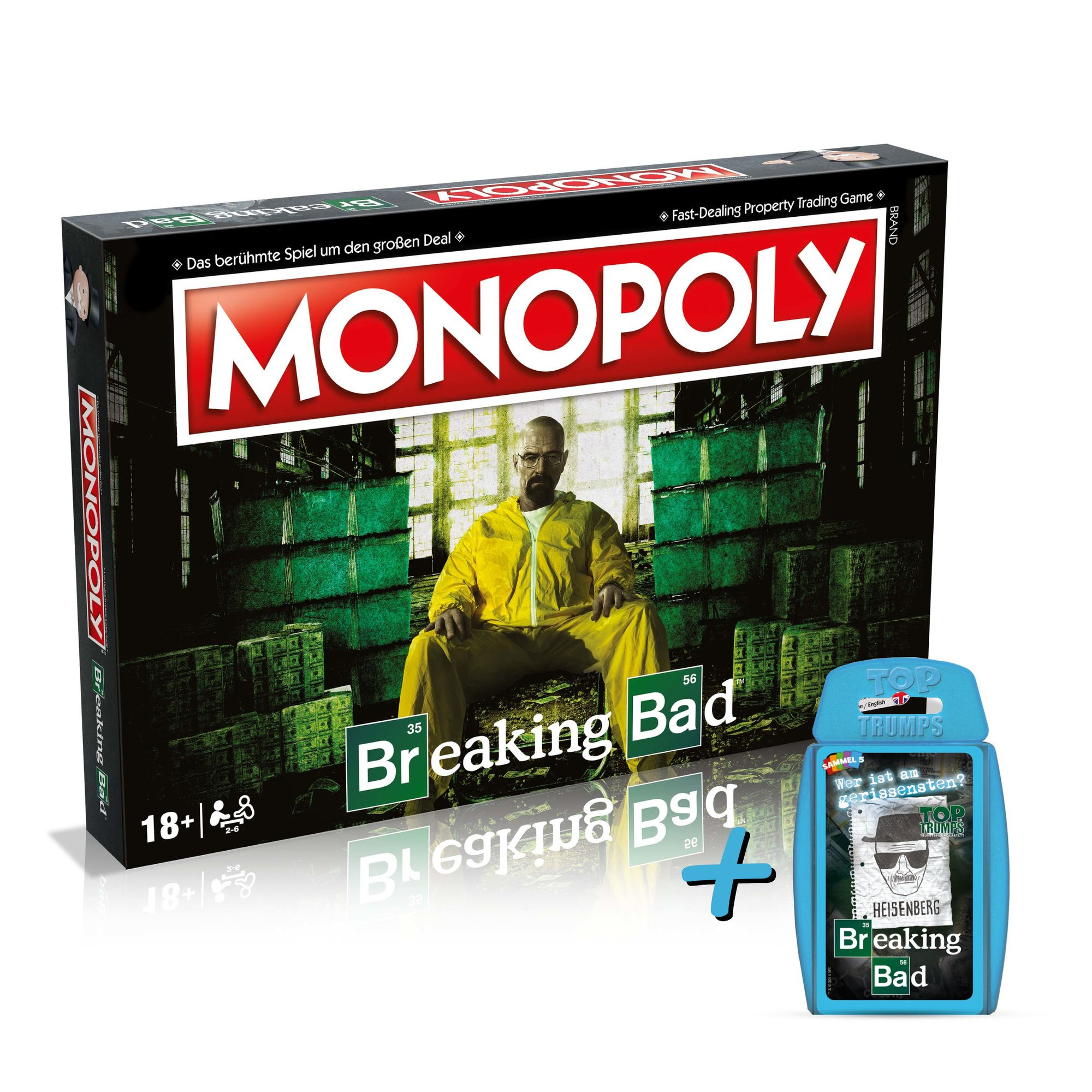 + Bad MOVES Monopoly Brettspiel Trumps Breaking WINNING Top -