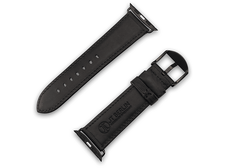 JT schwarz Ersatzarmband, schwarz / / Watch / BERLIN 42mm, / 49mm 44mm Apple, 45mm Wannsee,