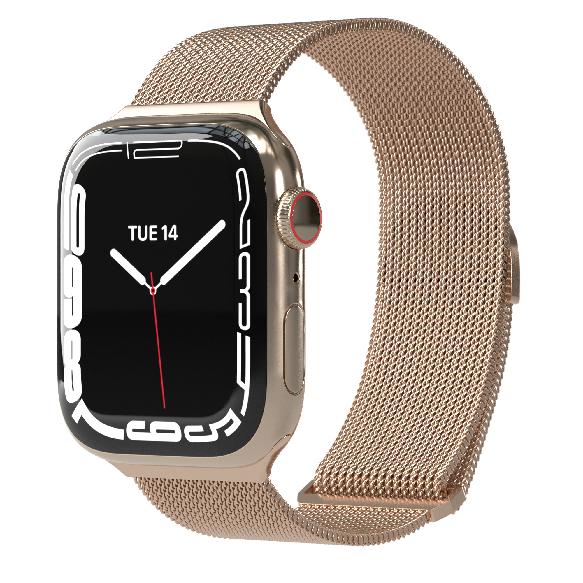 Watch Watch Series Metallarmband SE, 9/8/7/6/5/4/3/2/1; EAZY Rosegold 38mm/40mm/41mm, CASE Apple, Ersatzarmband,