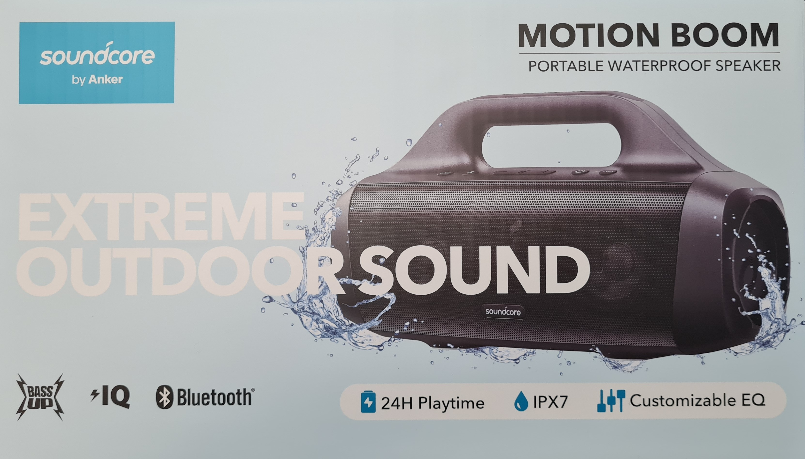 SOUNDCORE BY Bluetooth-Lautsprecher, Motion Schwarz Soundcore Boom ANKER