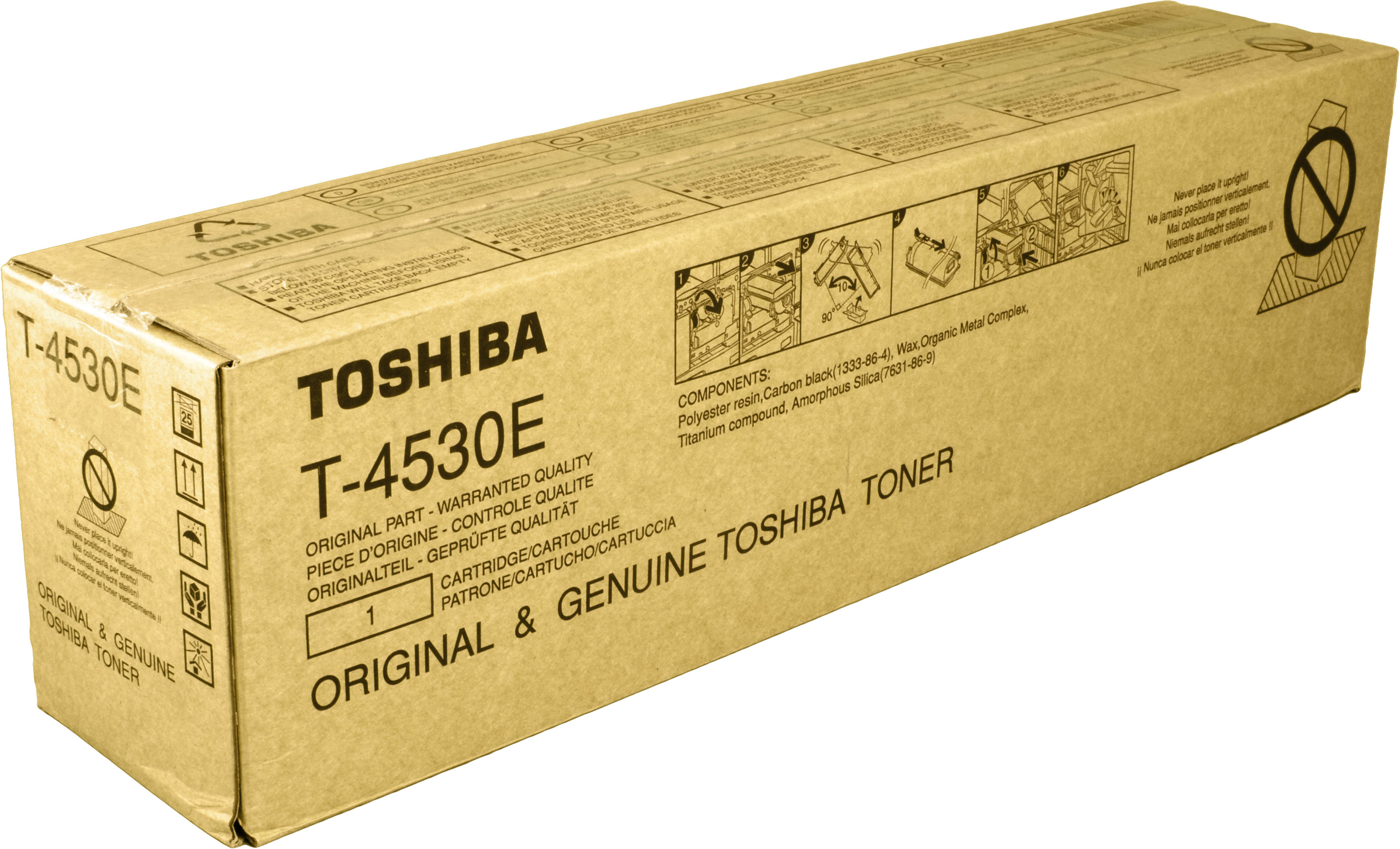 TOSHIBA T-4530E Toner schwarz (6AK00000134)