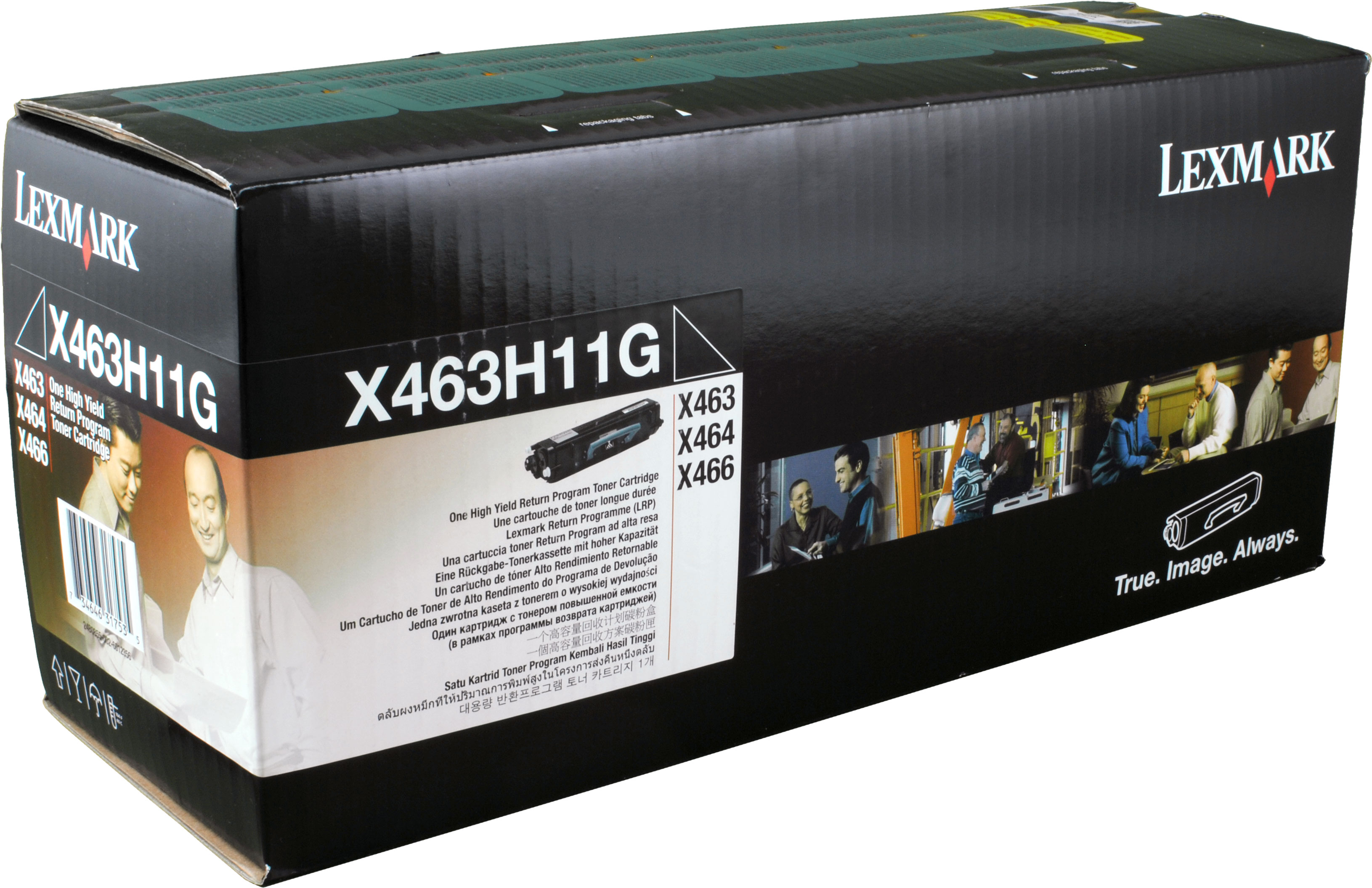 schwarz X463X11G LEXMARK Toner