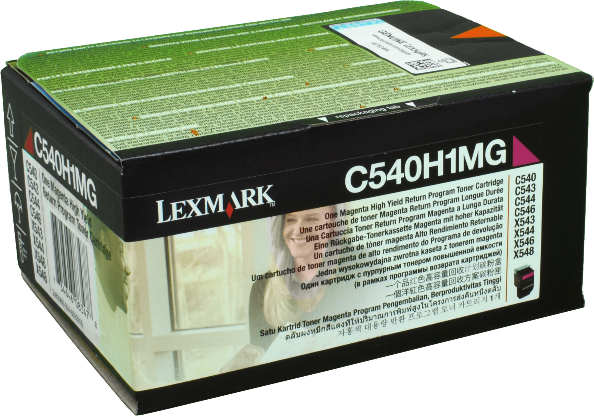 C540H2MG Toner LEXMARK magenta (C540H1MG)