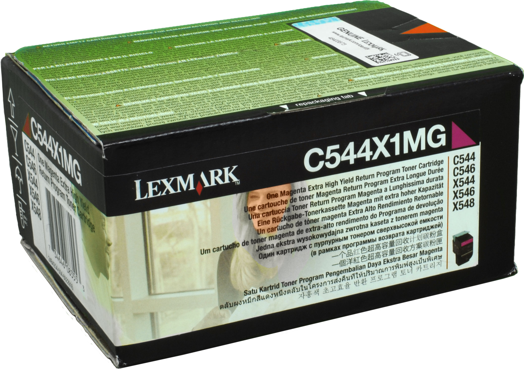 (C544X1MG) C544X2MG Toner LEXMARK magenta
