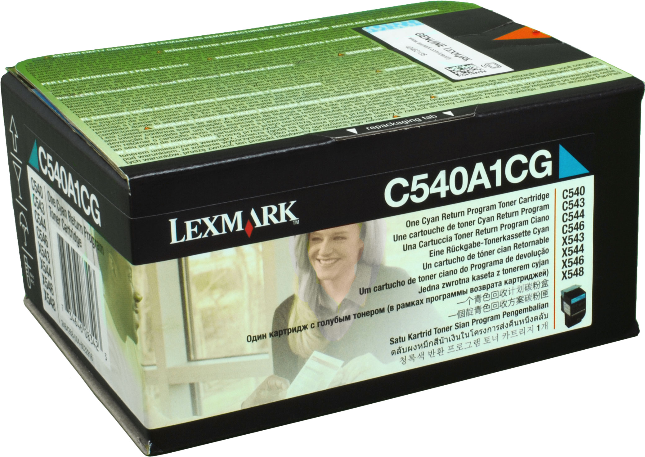 cyan (C540A1CG) C540A1CG Toner LEXMARK