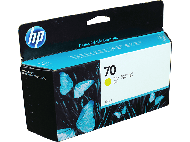 yellow Tinte HP 70