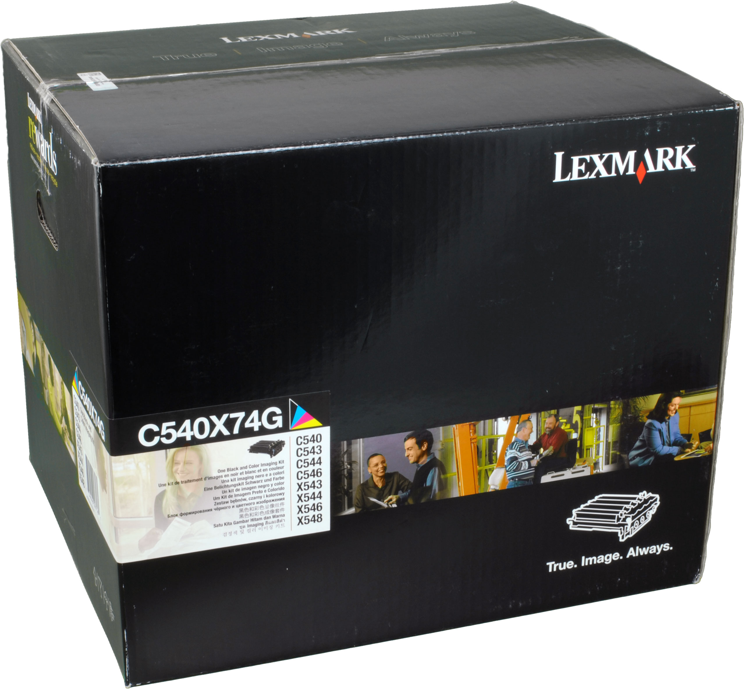LEXMARK C540X74G Trommel cyan, schwarz, magenta, yellow