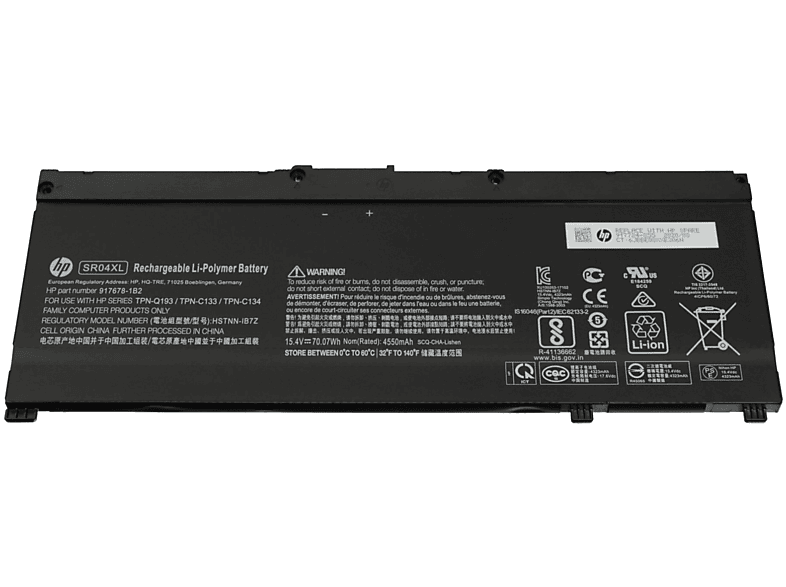 Neue Produkte und berühmter HP 917678-2B1 Original 15,4V Akku, 4550 Volt, mAh Li-Polymer 15.4