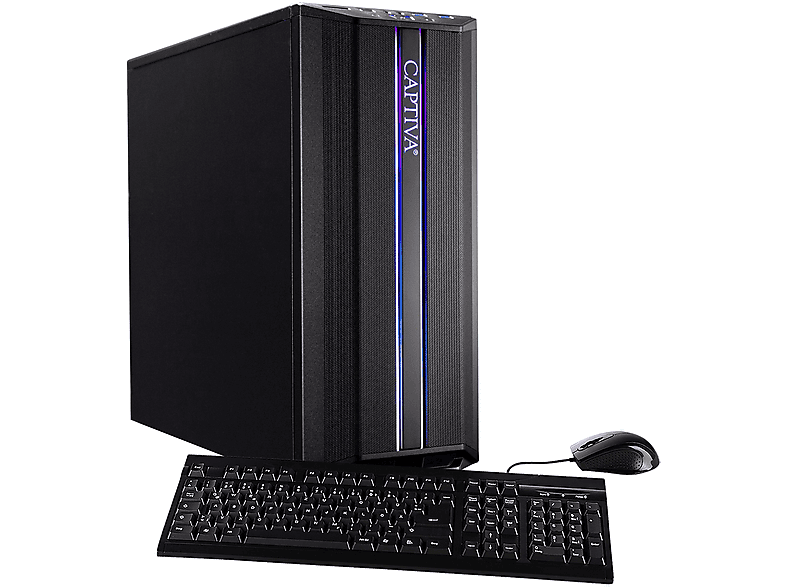 CAPTIVA Advanced Gaming R69-338, ohne Betriebssystem, Gaming-PC mit AMD Ryzen™ 5 Prozessor, 32 GB RAM, 500 GB SSD, NVIDIA GeForce RTX™ 3050, 8 GB