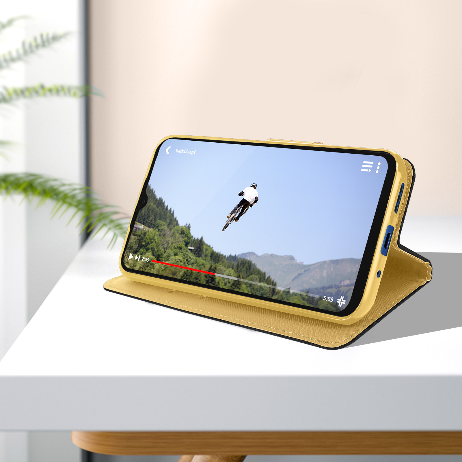 Xiaomi, 10A, Gold Bookcover, Fancy Series, AVIZAR Redmi