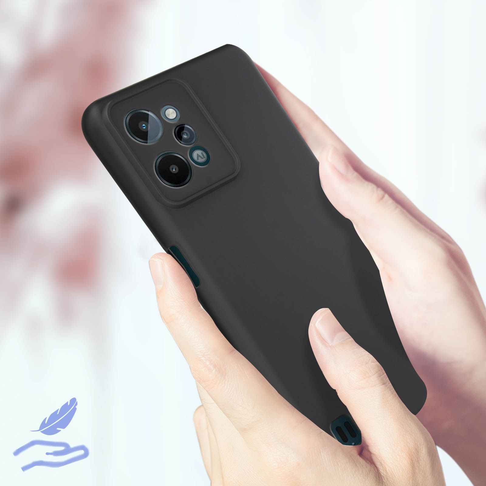 AVIZAR Soft Touch Series, Schwarz Backcover, Realme, Realme C31