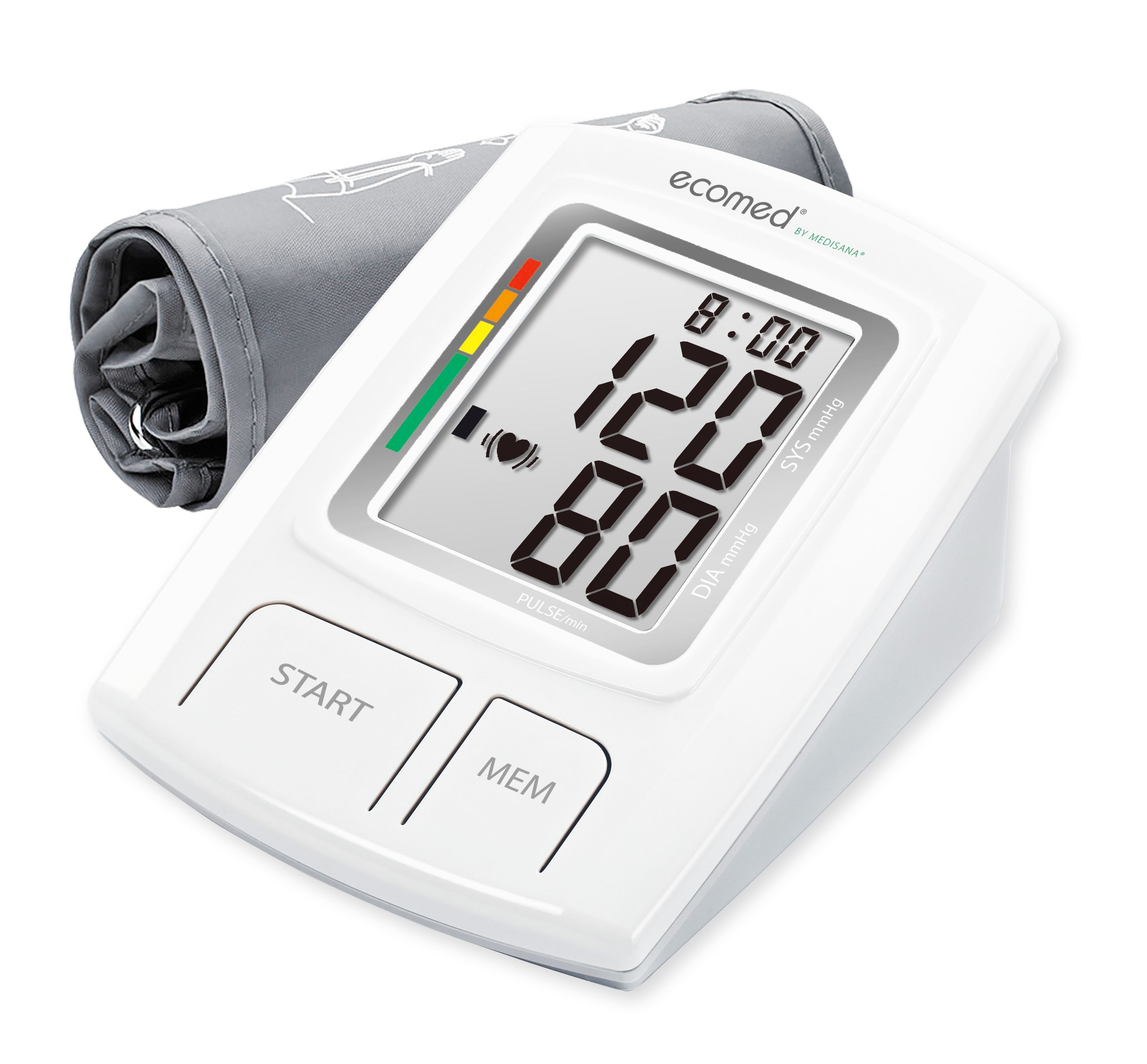 Tensiómetro de brazo - BU-92E MEDISANA, Blanco