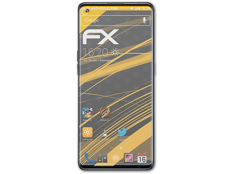 ATFOLIX 3x X5) Find Oppo Displayschutz(für FX-Antireflex