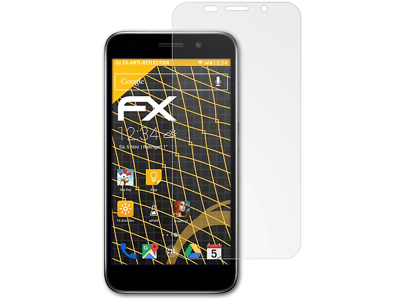 Lite 2018) Y5 Huawei 3x ATFOLIX FX-Antireflex Displayschutz(für