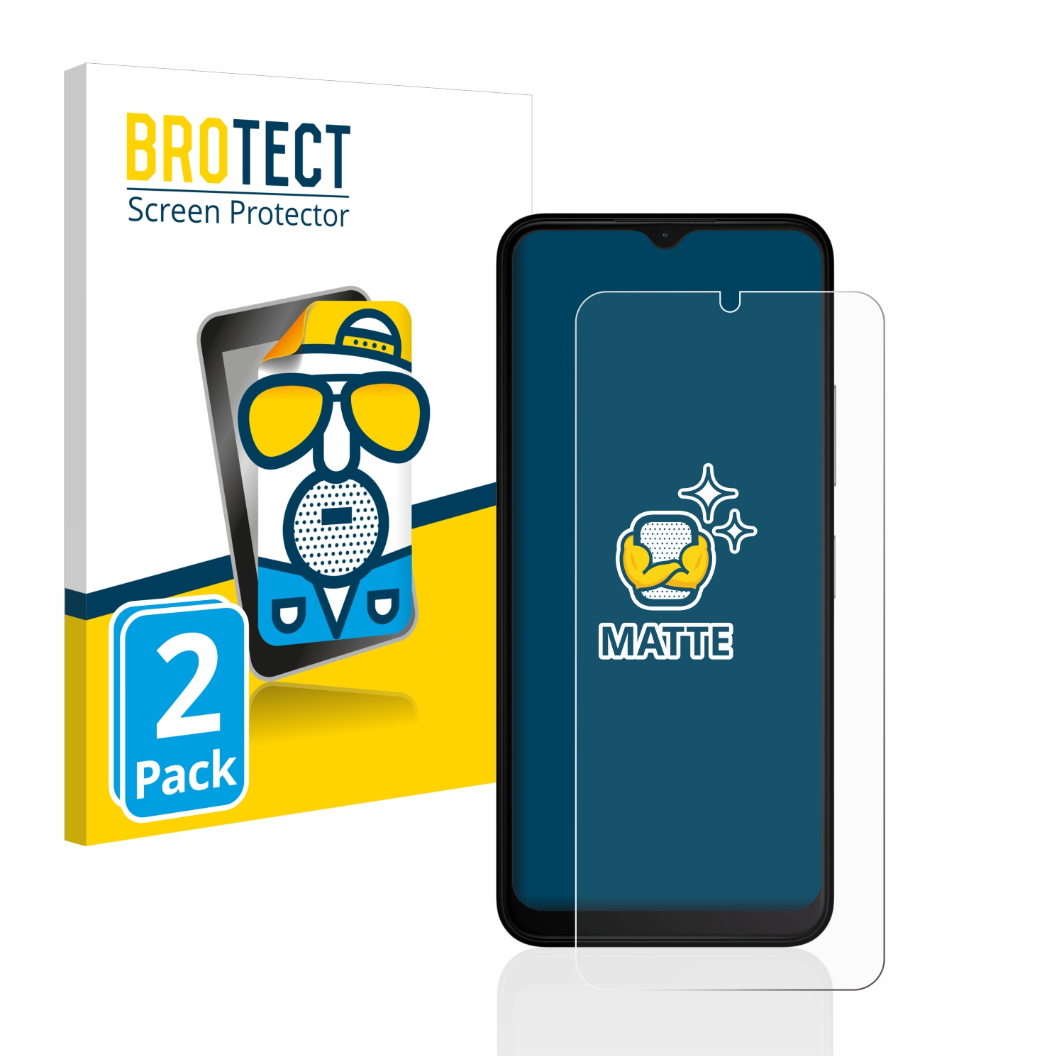 BROTECT 2x matte C22) Nokia Schutzfolie(für