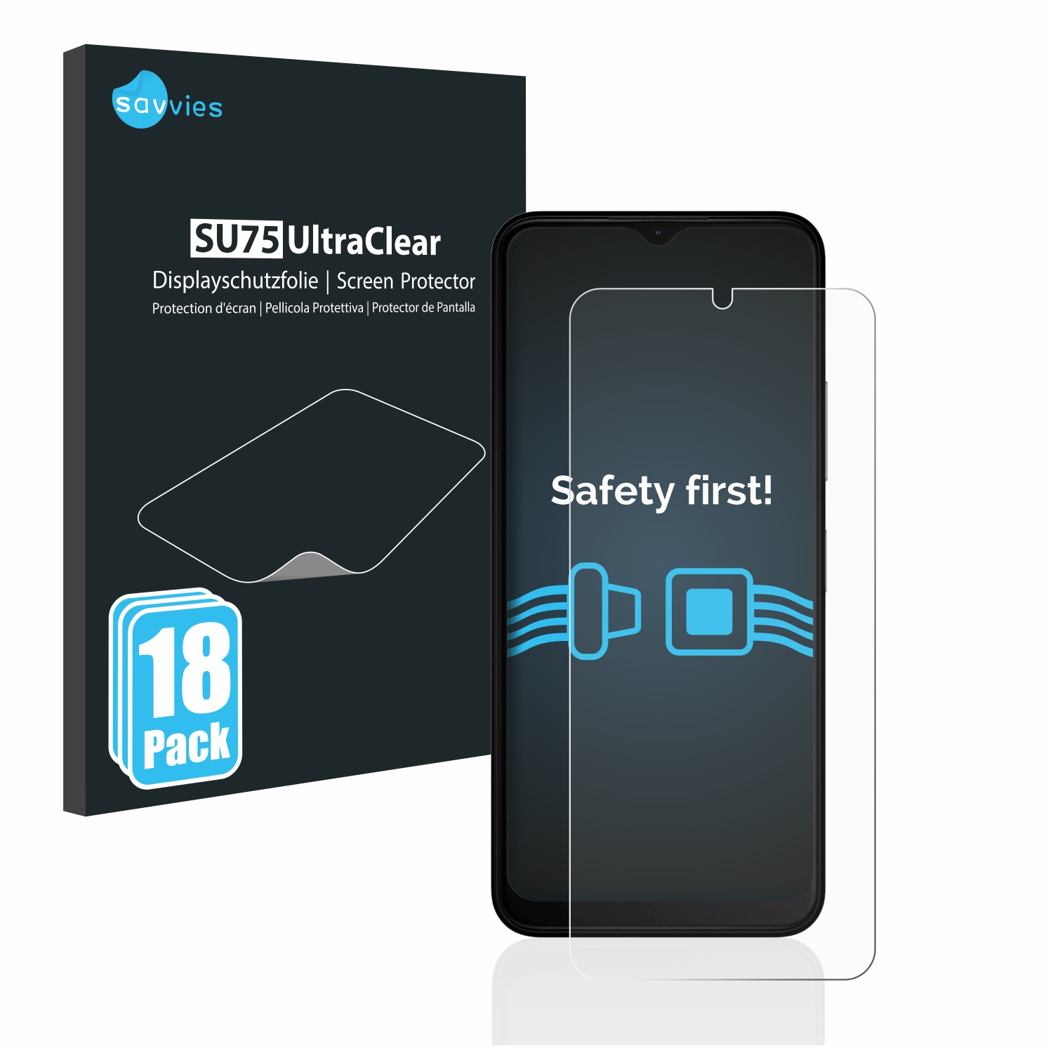 SAVVIES 18x klare Schutzfolie(für C22) Nokia