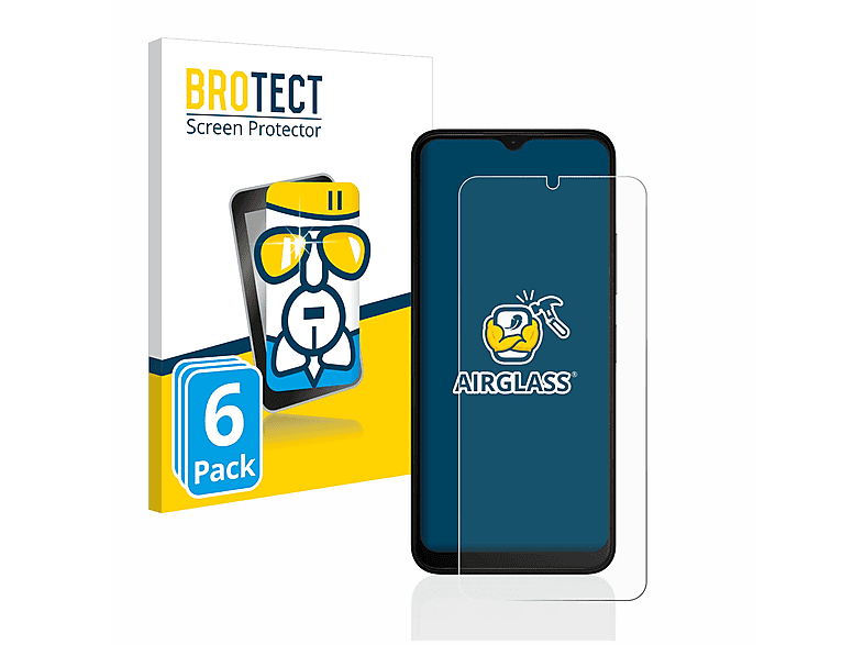 BROTECT 6x Airglass klare Schutzfolie(für C22) Nokia