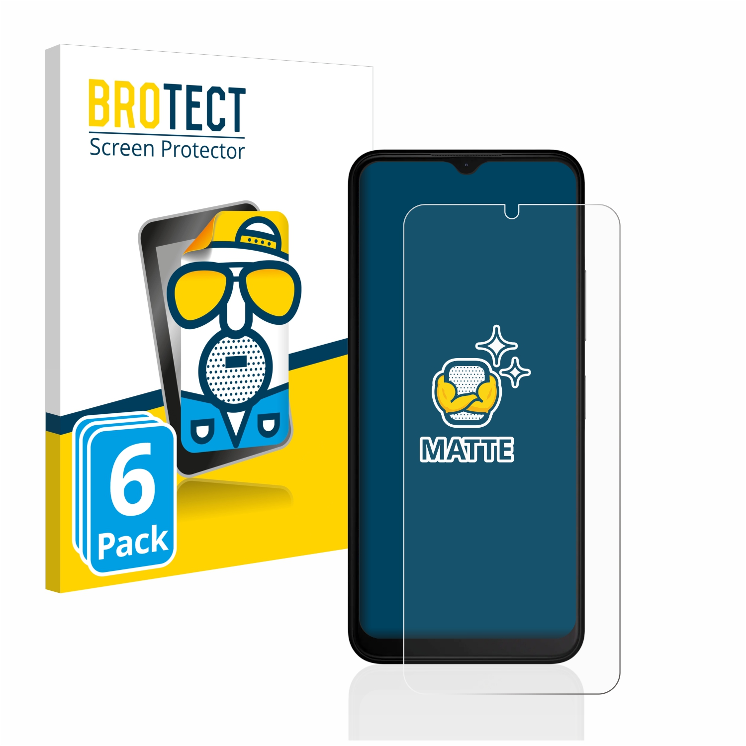 C22) BROTECT matte 6x Nokia Schutzfolie(für