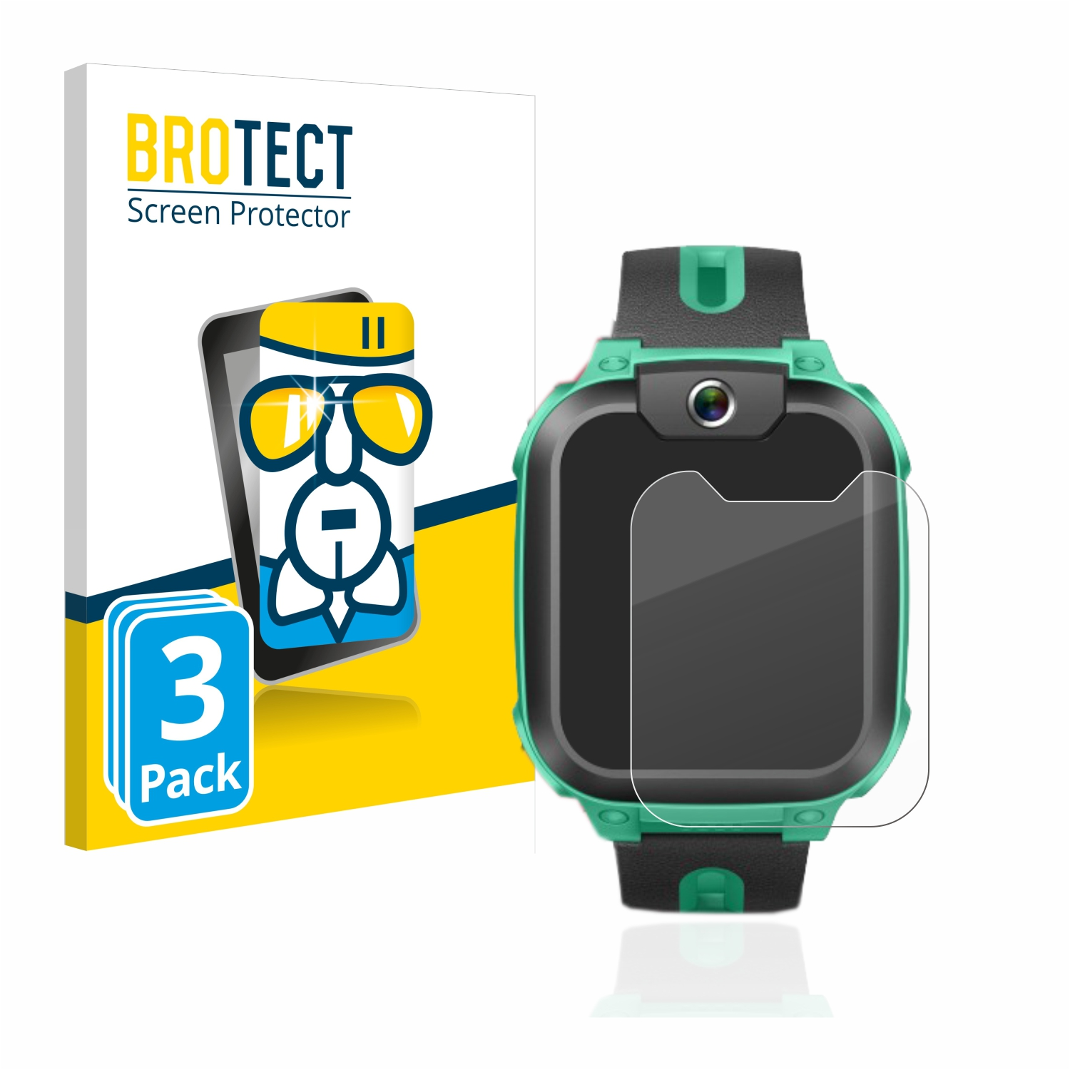 BROTECT 3x Airglass Z1) klare Schutzfolie(für Phone Imoo Watch