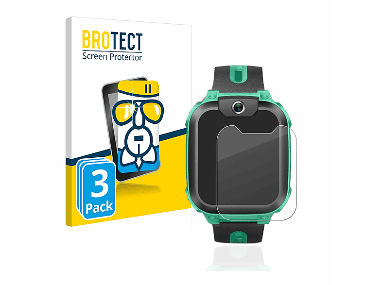 BROTECT 3x Airglass klare Schutzfolie(für Imoo Watch Phone Z1)
