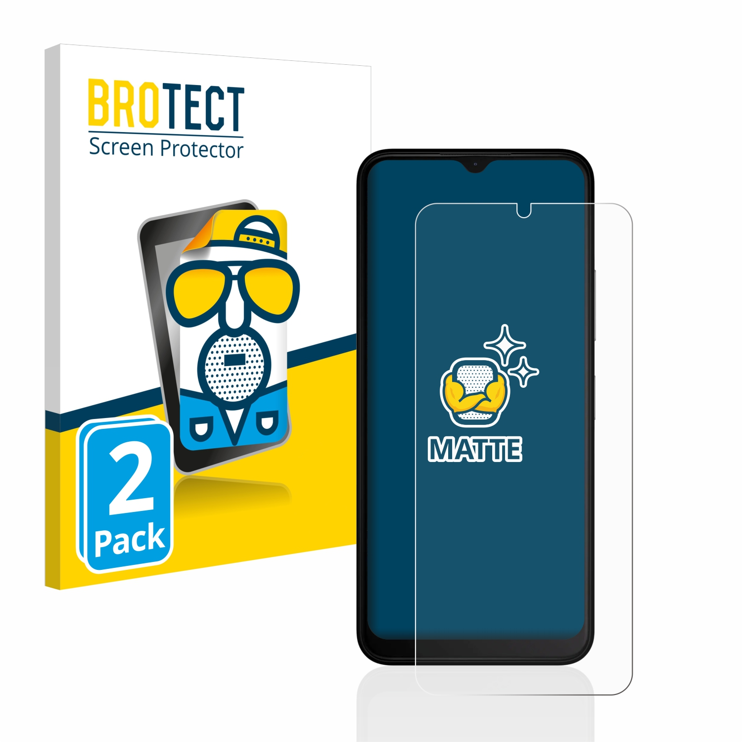 2x Nokia C32) matte Schutzfolie(für BROTECT