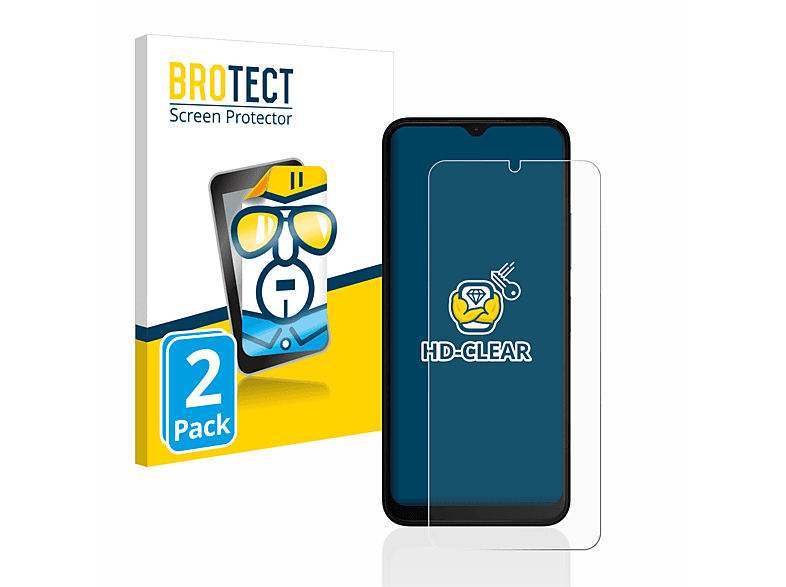 BROTECT C32) Nokia 2x klare Schutzfolie(für