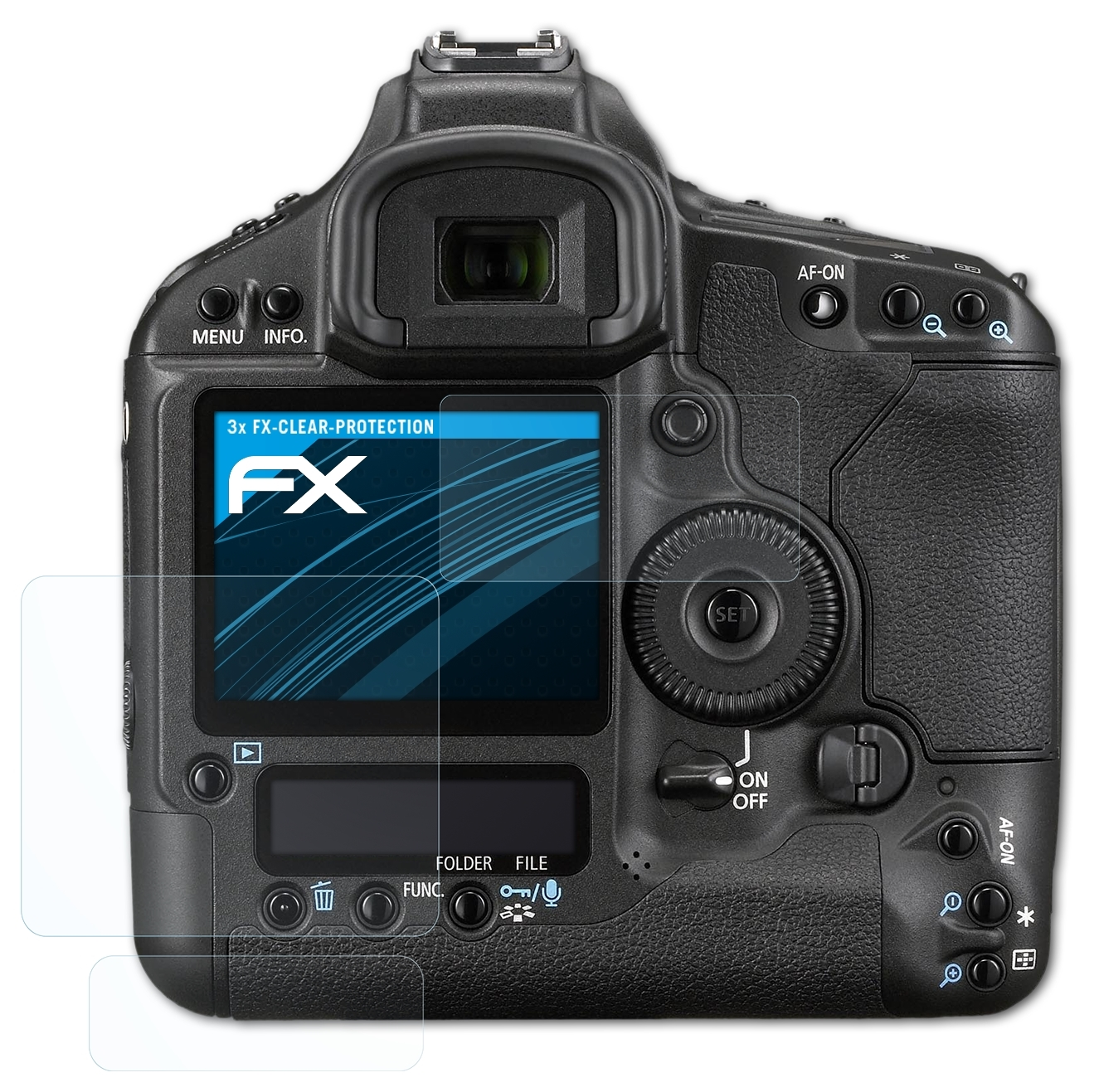 ATFOLIX 3x FX-Clear III) EOS 1Ds Canon Displayschutz(für Mark