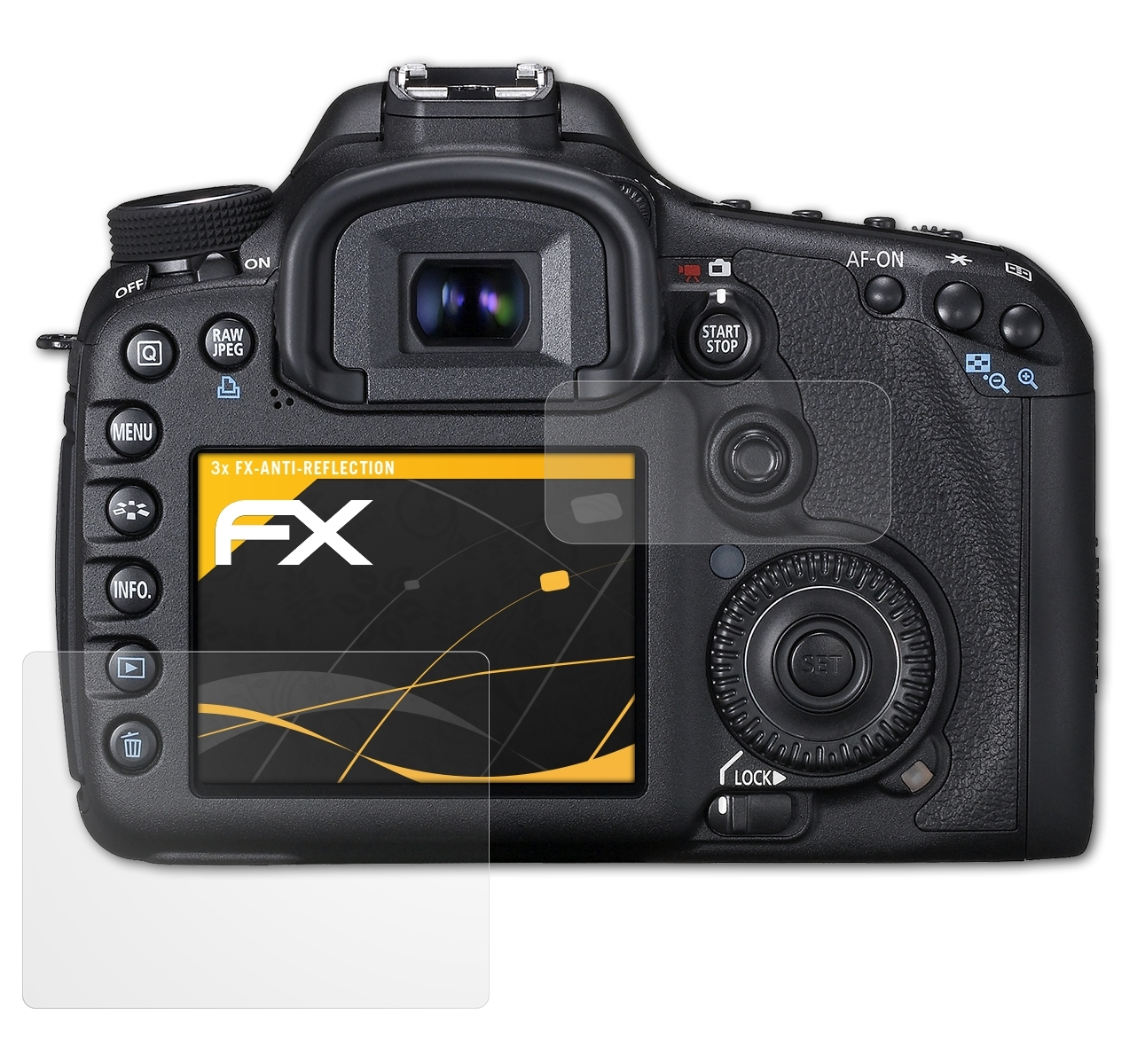 ATFOLIX Canon EOS 3x 7D) FX-Antireflex Displayschutz(für