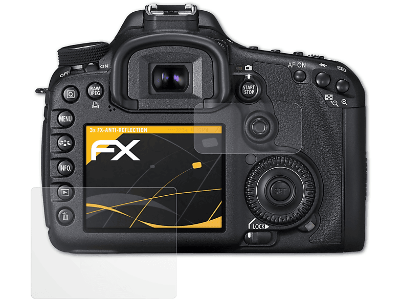 ATFOLIX 3x FX-Antireflex Displayschutz(für Canon EOS 7D)
